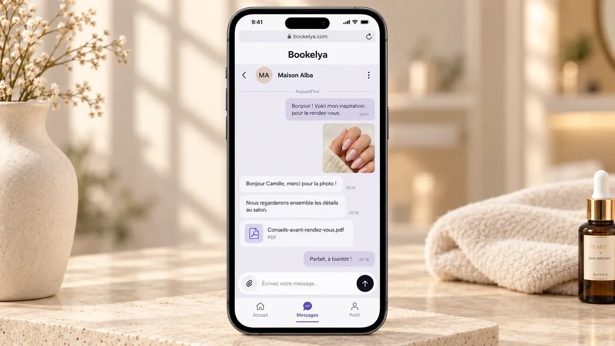 Messagerie pour salon de beauté : découvrez Bookelya
